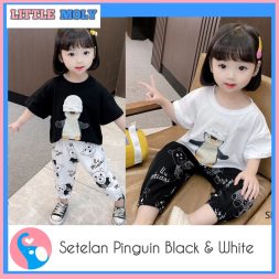 Setelan Pinguin SBC040 SBC041 I Setelan Anak Perempuan Import