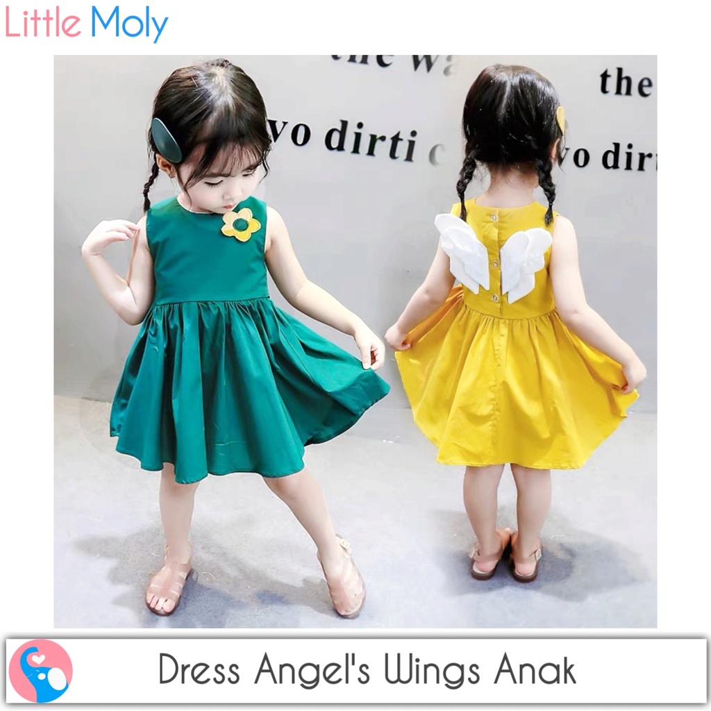 Dress Angels Wings Anak korea style Import SD056