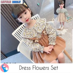 Jumper Dress Flowers SD045 SD046 I Jumper Dress Anak Perempuan Import