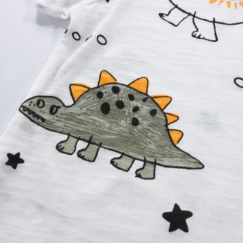 Little Moly B045 Kaos Dinosaurus Friends Baju Anak Laki-Laki Premium Import - Gambar 3