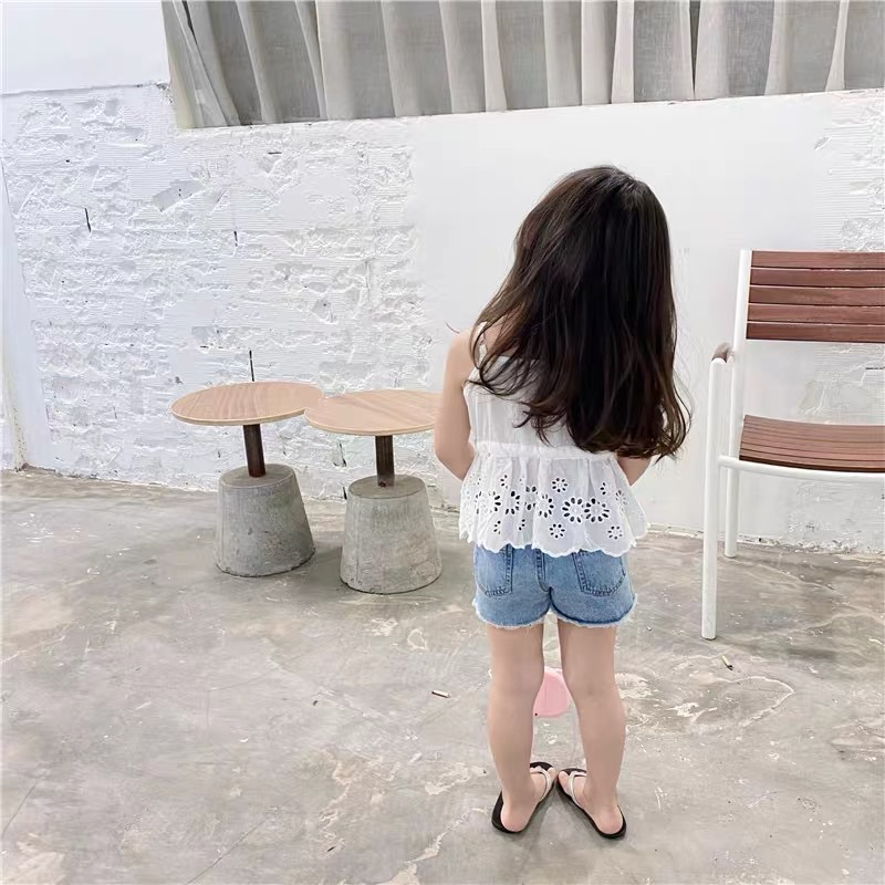 Little Moly SBC037 Setelan Sunflower Lace Anak Perempuan Korea Style Premium Import - Gambar 4