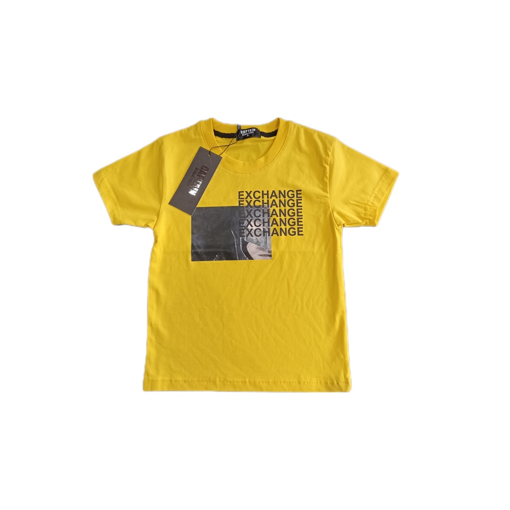 Kaos T-shirt Anak Cowok B038 Premium Import by Captain I Baju Anak Cowok Import 3 - 8 Tahun - Gambar 3