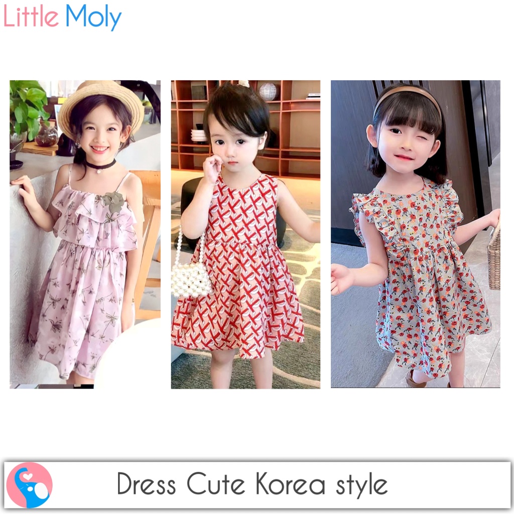 Dress Cute Anak Korea Style Premium Import SD057