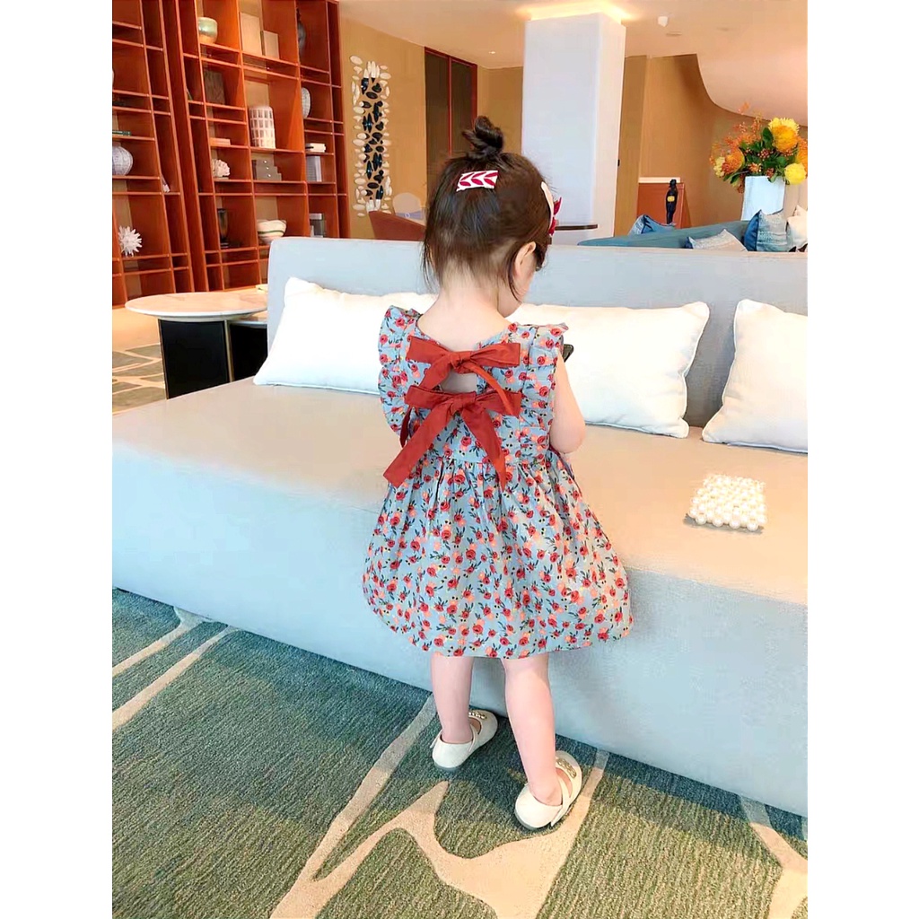 Dress Cute Anak Korea Style Premium Import SD057 - Gambar 5